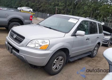 2004 Honda Pilot Exl from USA, damaged, VIN 2HKYF18514H603376